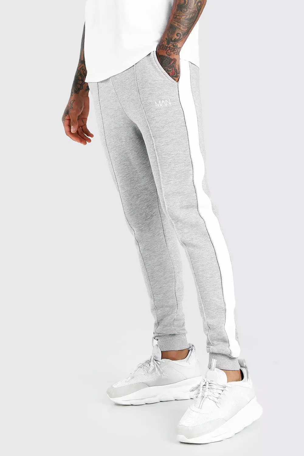 Side panel hot sale joggers mens